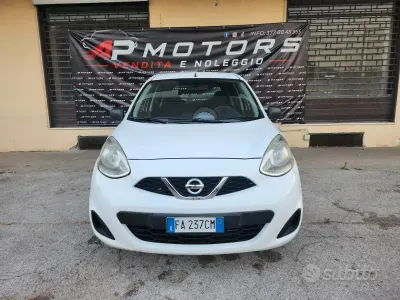 Usata Nissan Micra Acenta 80 CV (58 kW) 2015 Bianco Utilitaria