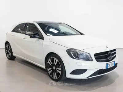 Usata Mercedes A180 109 CV (80 kW) 2014 Bianco Berlina
