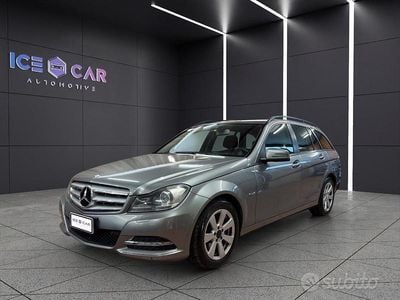 Usata Mercedes C220 Avantgarde 170 CV (125 kW) 2012 Grigio Station wagon