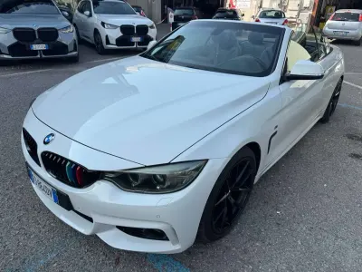 Usata BMW 420 Cabriolet M Sport 184 CV (135 kW) 2015 Bianco Cabrio