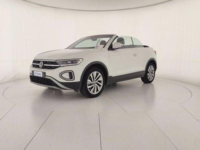 Usata VW T-Roc Cabriolet Style 110 CV (80 kW) 2022 Pure white nero Cabrio