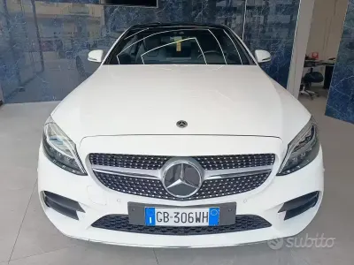 Usata Mercedes C220 Premium Plus 194 CV (142 kW) 2020 Bianco Coupé