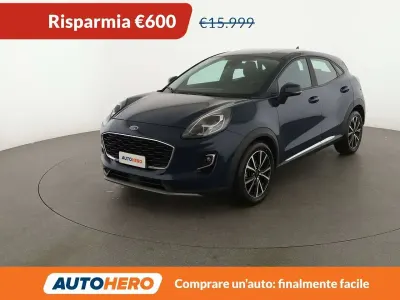 Begagnad Ford Puma Titanium 125 HK (91 kW) 2023 Blå SUV
