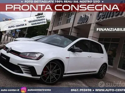 Usata VW Golf VII GTI Clubsport 265 CV (194 kW) 2016 Bianco Berlina