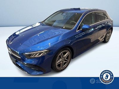 Usata Mercedes A180 Advanced Plus 116 CV (85 kW) 2024 Blu metallizzato Berlina