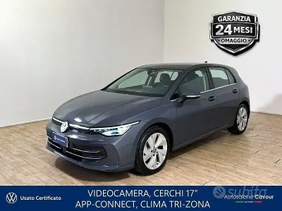 Usata VW Golf VIII Style 150 CV (110 kW) 2025 Grigio Berlina