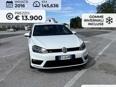 Usata VW Golf VII Edition 150 CV (110 kW) 2016 Bianco Berlina