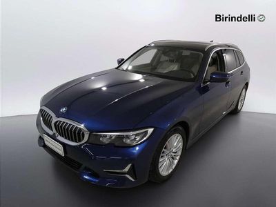 Usata BMW 320 Luxury Line 190 CV (139 kW) 2020 Blu mediterraneo metallizzato Station wagon