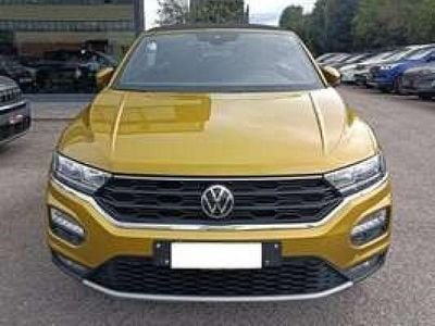 Usata VW T-Roc Cabriolet Style 116 CV (85 kW) 2020 Giallo Cabrio