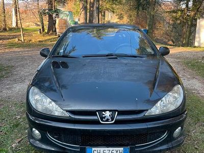 Usata Peugeot 206 2003 Nero Cabrio