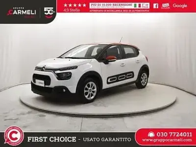 Gebraucht Citroën C3 Feel 102 PS (75 kW) 2021 Weiß Kleinwagen