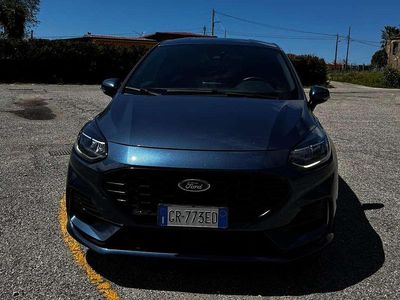 Usata Ford Fiesta ST-Line 125 CV (91 kW) 2023 Blu/azzurro Utilitaria