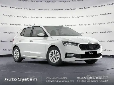 Nuova Skoda Fabia 95 CV (69 kW) 2026 Bianco Utilitaria