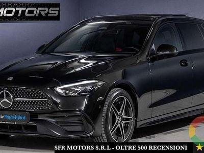 Usata Mercedes C300e Premium Plus 313 CV (230 kW) 2024 Nero Station wagon