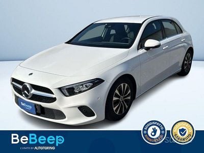 Usata Mercedes A180 Business 116 CV (85 kW) 2021 Bianco pastello Berlina