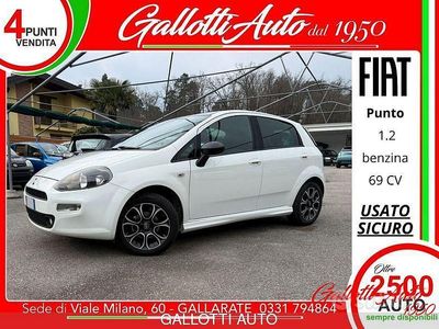 Usata Fiat Punto Pop 69 CV (50 kW) 2013 Bianco Utilitaria