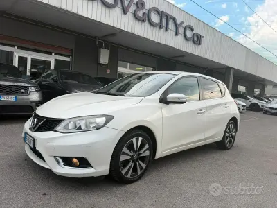 Usata Nissan Pulsar Tekna 110 CV (80 kW) 2015 Bianco Utilitaria