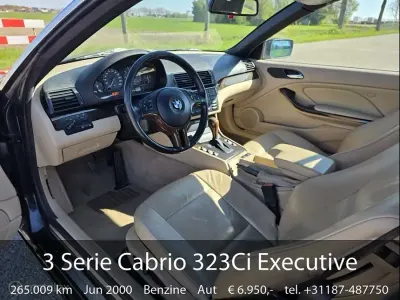 Usata BMW 323 170 CV (125 kW) 2000 Nero Cabrio