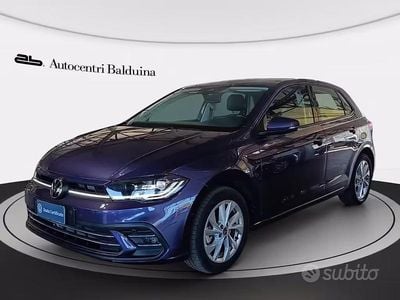 Usata VW Polo Style 110 CV (80 kW) 2022 Rosso Utilitaria