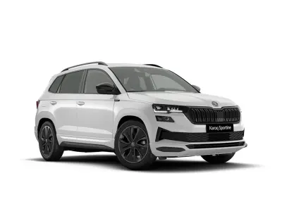 Nuova Skoda Karoq SportLine 150 CV (110 kW) 2026 Bianco luna metallizzato SUV