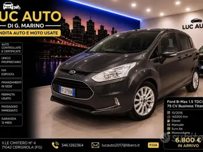Usata Ford B-MAX Business Edition 75 CV (55 kW) 2016 Grigio Monovolume