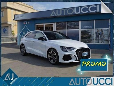 Usata Audi A3 S-Line 200 CV (147 kW) 2022 Bianco glacier Berlina