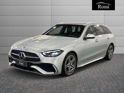 Usata Mercedes C220 Premium 200 CV (147 kW) 2021 Grigio chiaro metallizzato Station wagon