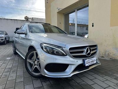 Usata Mercedes C220 Premium 170 CV (125 kW) 2016 Argento Berlina