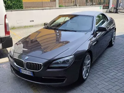 Usata BMW 640 Cabriolet Comfort Edition 320 CV (235 kW) 2011 Marrone Cabrio