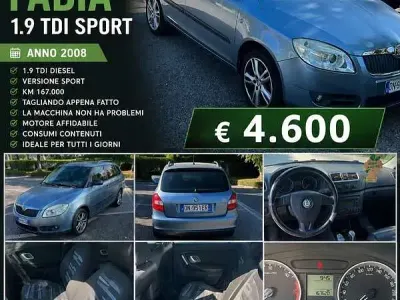 Usata Skoda Fabia Sport 105 CV (77 kW) 2008 Bluazzurro Station wagon