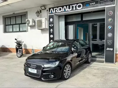 Usata Audi A1 Ambition 105 CV (77 kW) 2012 Nero Utilitaria