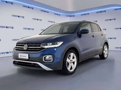 Usata VW T-Cross Advance 110 CV (80 kW) 2022 Blu SUV