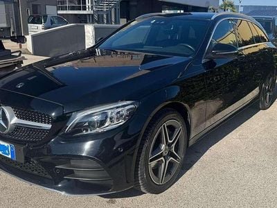 Usata Mercedes C220 Premium 194 CV (142 kW) 2020 Nero Station wagon