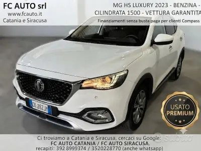 Usata MG HS Luxury 162 CV (119 kW) 2023 Bianco SUV