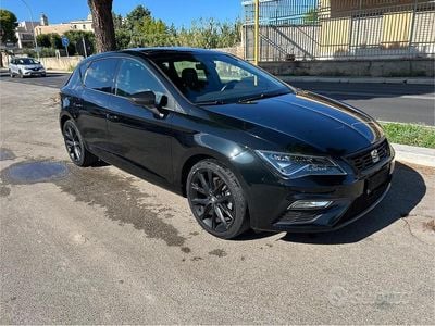 Usata Seat Leon Black Edition 131 CV (96 kW) 2019 Nero Berlina