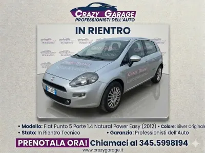 Gebraucht Fiat Punto Easy 69 PS (50 kW) 2012 Silber Kleinwagen
