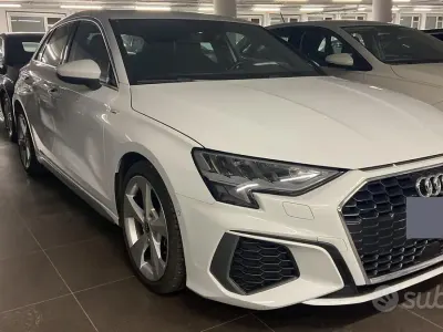 Usata Audi A3 S-Line 116 CV (85 kW) 2021 Bianco Berlina