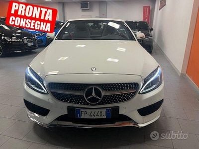Usata Mercedes C180 Premium 156 CV (114 kW) 2016 Bianco Cabrio