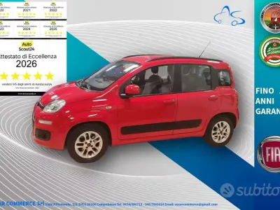 Occasion Fiat Panda Lounge 69 ch (50 kW) 2017 Rouge Citadine