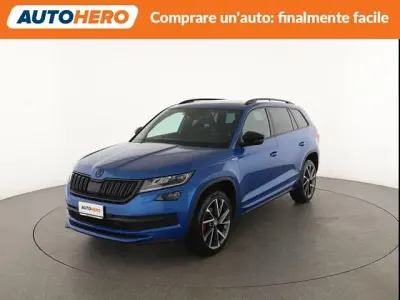 Usata Skoda Kodiaq SportLine 150 CV (110 kW) 2021 Blu SUV