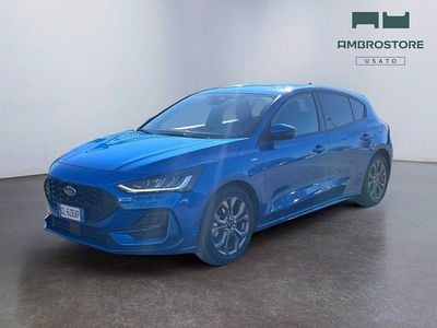 Usata Ford Focus ST-Line 125 CV (91 kW) 2023 Desert island blue Berlina