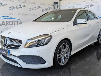 Usata Mercedes A180 Premium 109 CV (80 kW) 2017 Bianco Berlina