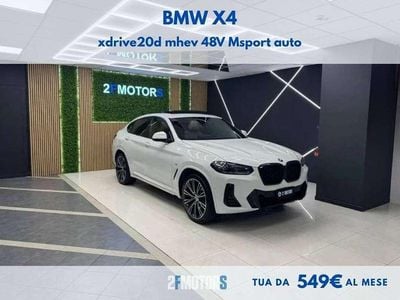 Usata BMW X4 M Sport 190 CV (139 kW) 2022 Bianco SUV