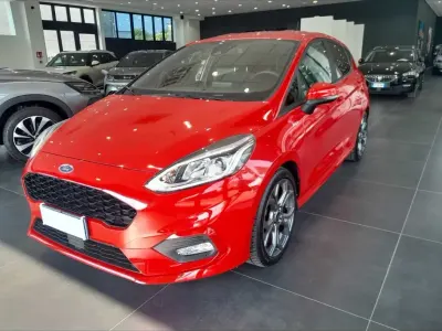 Usata Ford Fiesta ST-Line 95 CV (69 kW) 2021 Rosso Utilitaria