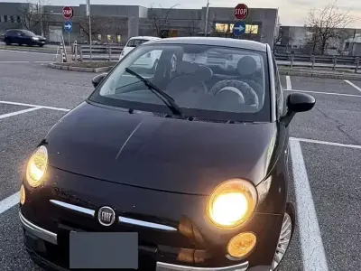 Usata Fiat 500 69 CV (50 kW) 2009 Blu Cabrio