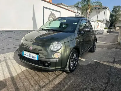 Usata Fiat 500C 95 CV (69 kW) 2011 Verde Cabrio
