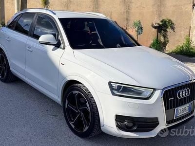 Usata Audi Q3 S-Line 177 CV (130 kW) 2014 Bianco SUV