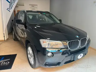 Usata BMW X3 Efficient Dynamics 184 CV (135 kW) 2012 Nero SUV