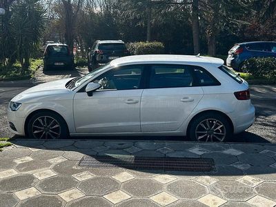 Usata Audi A3 Attraction 115 CV (84 kW) 2015 Bianco Berlina