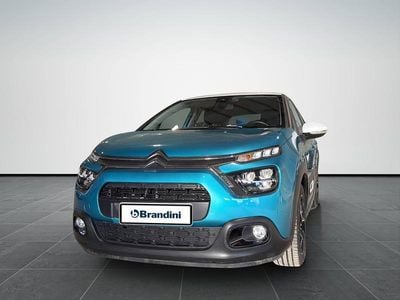 Usata Citroën C3 Feel 83 CV (61 kW) 2022 Azzurro tetto bianco Utilitaria